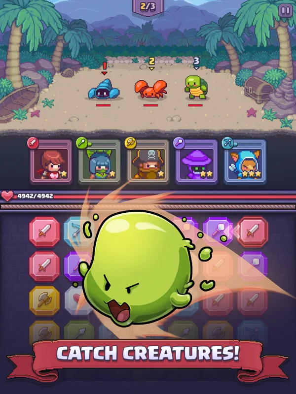 Match Land screenshot — battle and catch critters